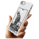 Strength Tarot Card - Transparent Slim TPU Phone Case for iPhone SE 8 7 Plus