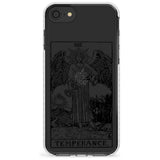 Temperance Tarot Card - Transparent Slim TPU Phone Case for iPhone SE 8 7 Plus