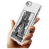 Queen of Wands Tarot Card - Transparent Slim TPU Phone Case for iPhone SE 8 7 Plus