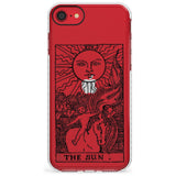 The Sun Tarot Card - Transparent Slim TPU Phone Case for iPhone SE 8 7 Plus