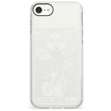 The Sun Tarot Card - White Transparent Slim TPU Phone Case for iPhone SE 8 7 Plus