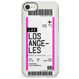 Los Angeles Boarding Pass iPhone Case  Impact Case Custom Phone Case - Case Warehouse