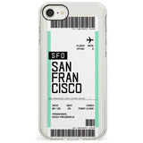 San Francisco Boarding Pass iPhone Case  Impact Case Custom Phone Case - Case Warehouse