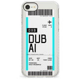 Dubai Boarding Pass iPhone Case  Impact Case Custom Phone Case - Case Warehouse