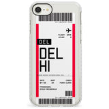 Delhi Boarding Pass iPhone Case  Impact Case Custom Phone Case - Case Warehouse