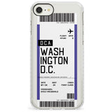 Washington D.C. Boarding Pass iPhone Case  Impact Case Custom Phone Case - Case Warehouse