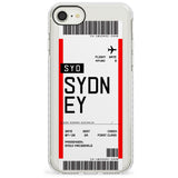 Sydney Boarding Pass iPhone Case  Impact Case Custom Phone Case - Case Warehouse