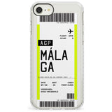 Málaga Boarding Pass iPhone Case  Impact Case Custom Phone Case - Case Warehouse