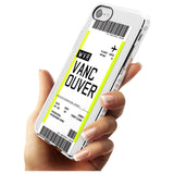 Vancouver Boarding Pass iPhone Case   Custom Phone Case - Case Warehouse