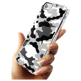 Grey Camo Impact Phone Case for iPhone SE 8 7 Plus