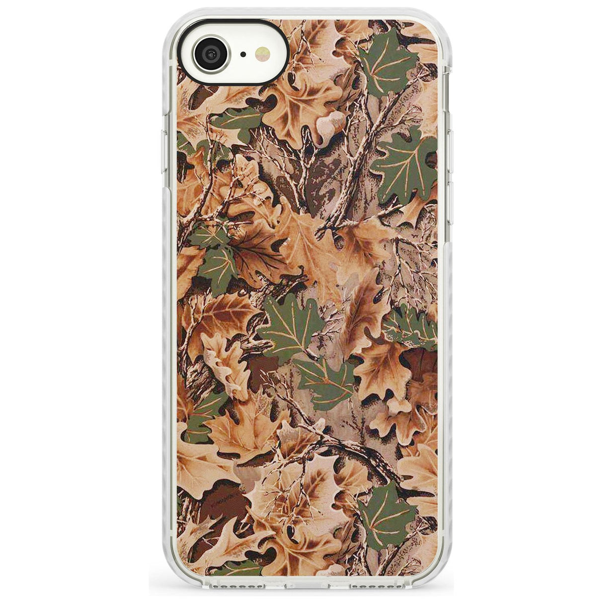 Leaves Camo Impact Phone Case for iPhone SE 8 7 Plus