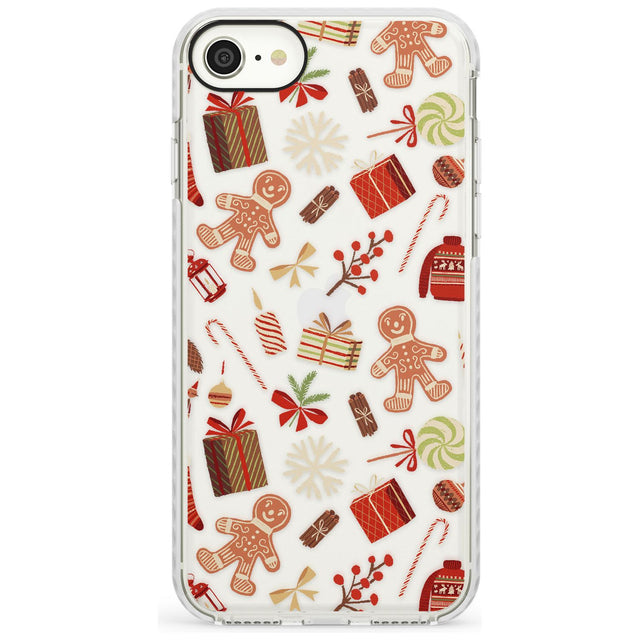 Christmas Assortments Impact Phone Case for iPhone SE 8 7 Plus