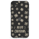 Christmas Snowflake Pattern Impact Phone Case for iPhone SE 8 7 Plus