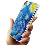 The Starry Night by Vincent Van Gogh Slim TPU Phone Case for iPhone SE 8 7 Plus