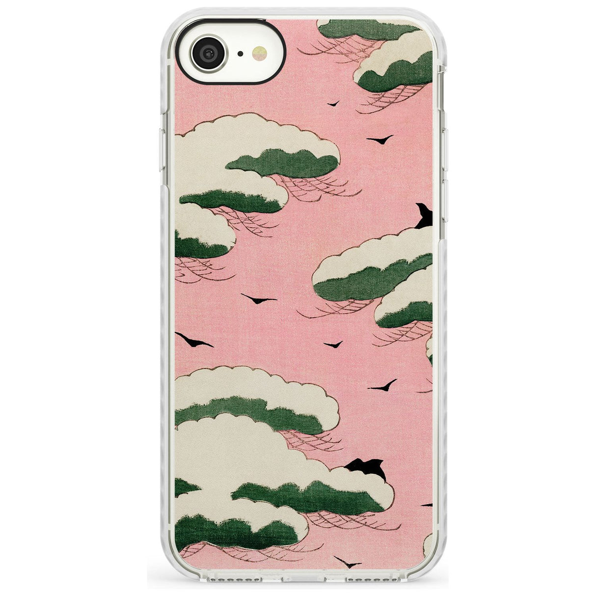 Japanese Pink Sky by Watanabe Seitei Slim TPU Phone Case for iPhone SE 8 7 Plus