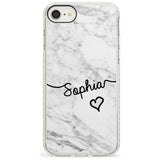 White Marble iPhone Case  Impact Case Custom Phone Case - Case Warehouse