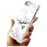 White Marble iPhone Case   Custom Phone Case - Case Warehouse