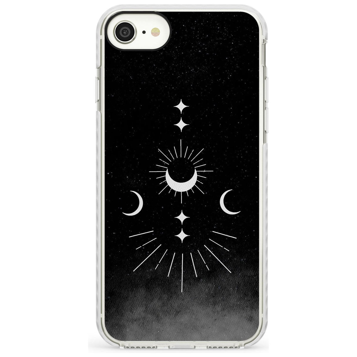 Small Moon Mandala Slim TPU Phone Case for iPhone SE 8 7 Plus