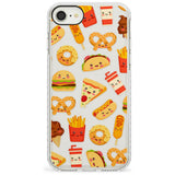 Fast Food Patterns Kawaii Fast Food Mix Phone Case iPhone 7/8 / Impact Case,iPhone SE / Impact Case Blanc Space