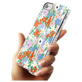 Springtime Meadow: Transparent Slim TPU Phone Case for iPhone SE 8 7 Plus