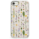 Wildflower Chain Design - Cream Impact Phone Case for iPhone SE 8 7 Plus