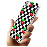 Checkered Cherry Impact Phone Case for iPhone SE 8 7 Plus