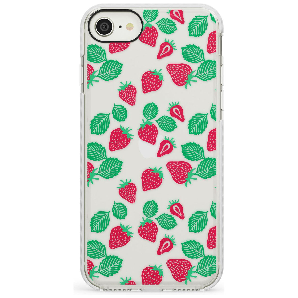 Strawberry Pattern iPhone Case  Impact Case Phone Case - Case Warehouse