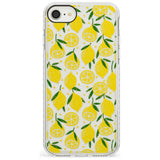 Bright Lemon Fruity Pattern iPhone Case  Impact Case Phone Case - Case Warehouse