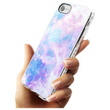 Light Blue Galaxy Pattern Design Impact Phone Case for iPhone SE 8 7 Plus