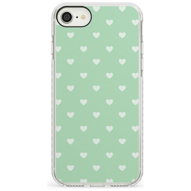 Small Heart Pattern: Green