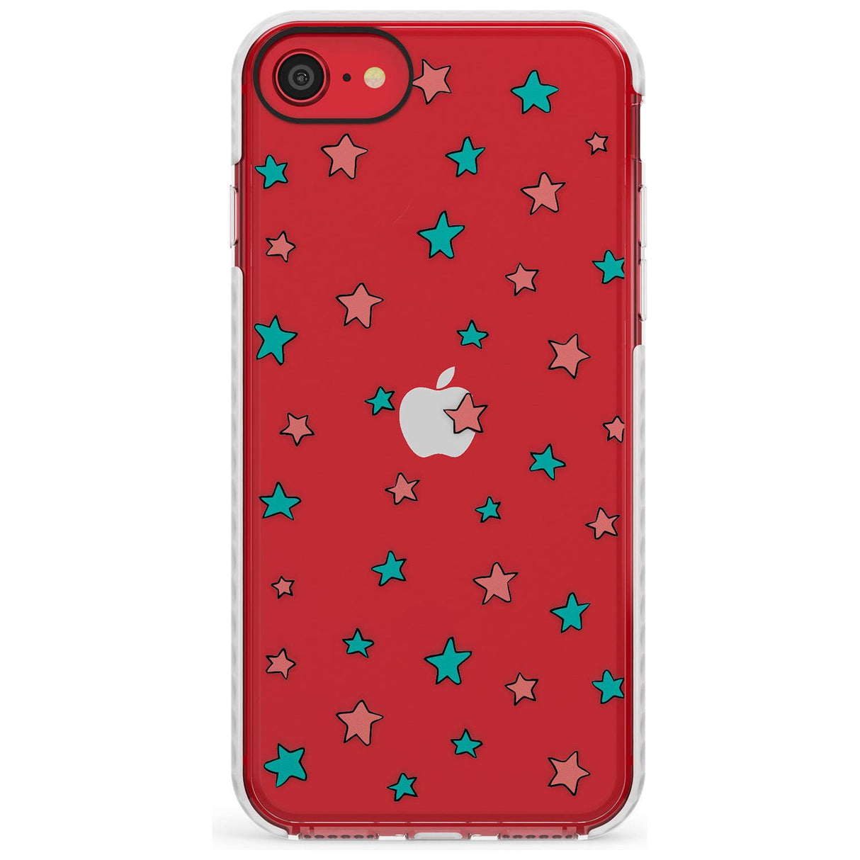 Heartstopper Stars Pattern Impact Phone Case for iPhone SE 8 7 Plus