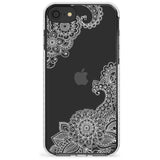 White Henna Botanicals Impact Phone Case for iPhone SE 8 7 Plus