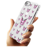 Demon Cat Pattern Impact Phone Case for iPhone SE 8 7 Plus