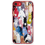 Colourful Horse Pattern Impact Phone Case for iPhone SE 8 7 Plus