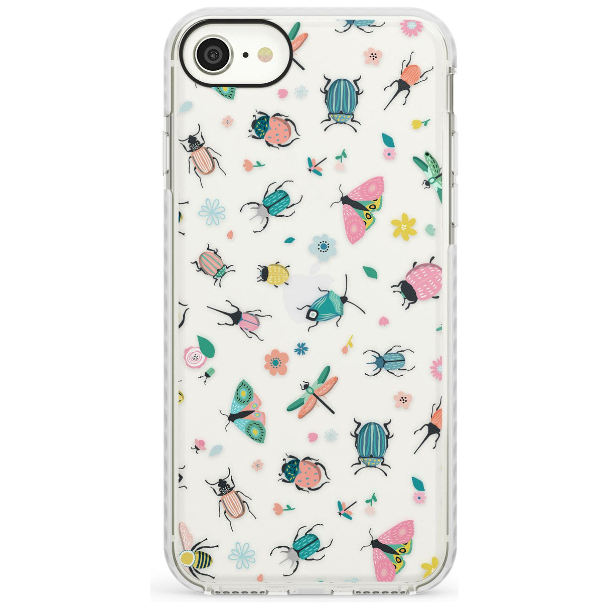 Spring Insects Slim TPU Phone Case for iPhone SE 8 7 Plus