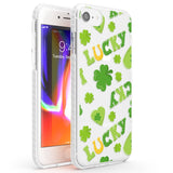 Lucky Irish Clover Phone Case iPhone 7/8 / Impact Case,iPhone SE / Impact Case Blanc Space