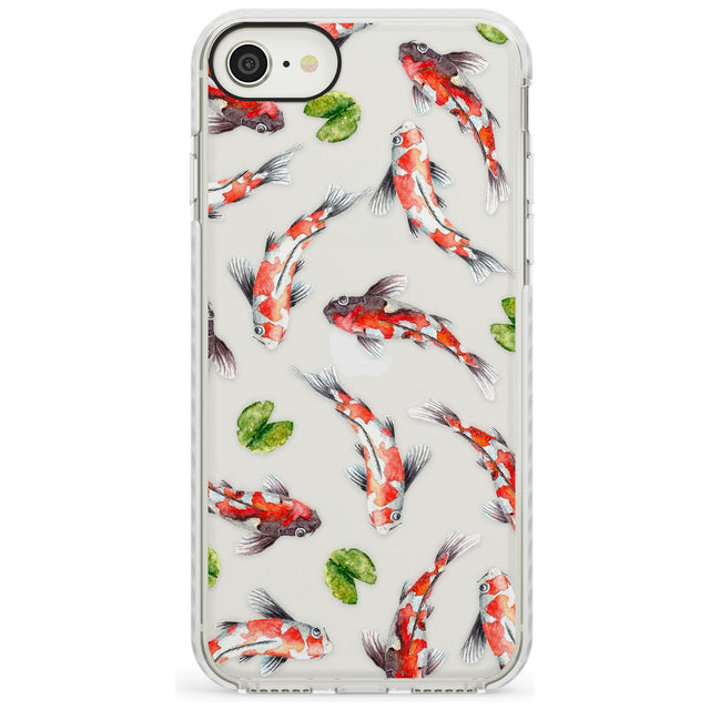 Koi Fish Japanese Watercolour iPhone Case  Impact Case Phone Case - Case Warehouse