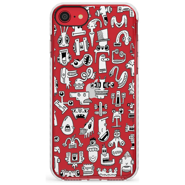 Weird Friends Impact Phone Case for iPhone SE 8 7 Plus