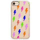 Rainbow Pop Lightning Slim TPU Phone Case for iPhone SE 8 7 Plus