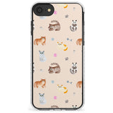 Cats with Toys Slim TPU Phone Case for iPhone SE 8 7 Plus