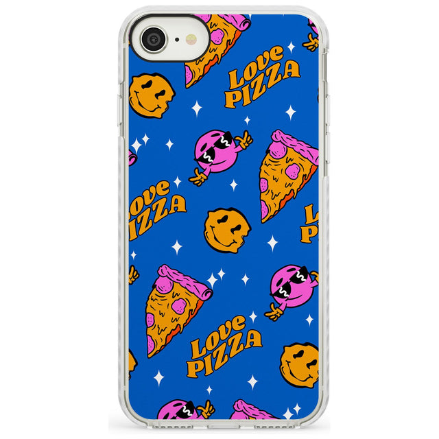 Psychedelic Love Pizza Pattern