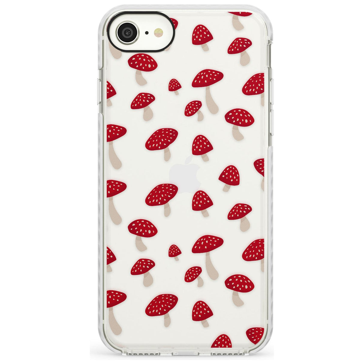 Magical Mushrooms Pattern Impact Phone Case for iPhone SE 8 7 Plus