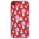 Cute Mushrooms Pattern Impact Phone Case for iPhone SE 8 7 Plus