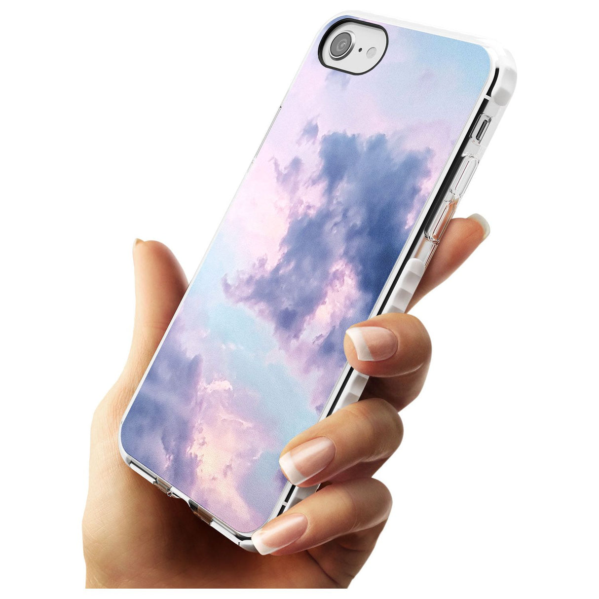 Purple Clouds Photograph Impact Phone Case for iPhone SE 8 7 Plus