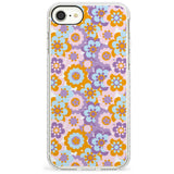 Flower Power Pattern Impact Phone Case for iPhone SE 8 7 Plus