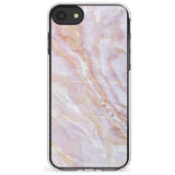 Soft Pink & Yellow Onyx Marble Texture Slim TPU Phone Case for iPhone SE 8 7 Plus