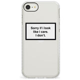 'Sorry if it looks like I care' iPhone Case  Impact Case Phone Case - Case Warehouse