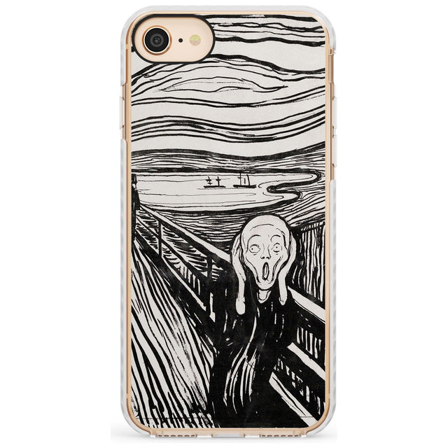 The Scream Impact Phone Case for iPhone SE 8 7 Plus