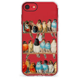 A Perch of Birds Impact Phone Case for iPhone SE 8 7 Plus