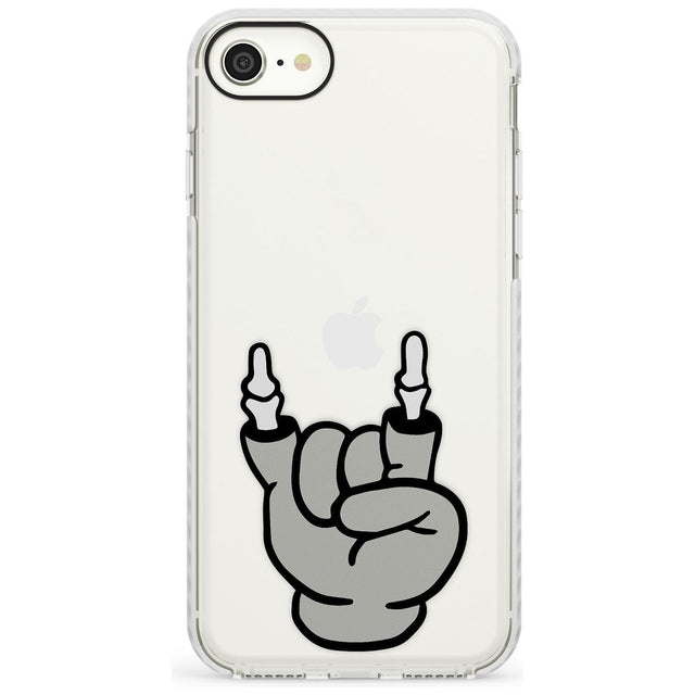 Rock 'til you drop Impact Phone Case for iPhone SE 8 7 Plus